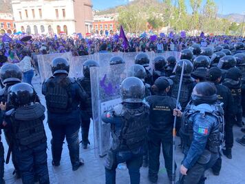 Sin quejas en Derechos Humanos contra policías de Pachuca por hechos del 8M