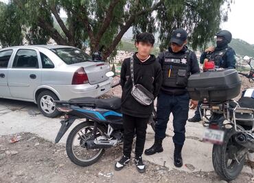 Aseguran dos motocicletas con reporte de robo durante operativo Moto Segura en Pachuca