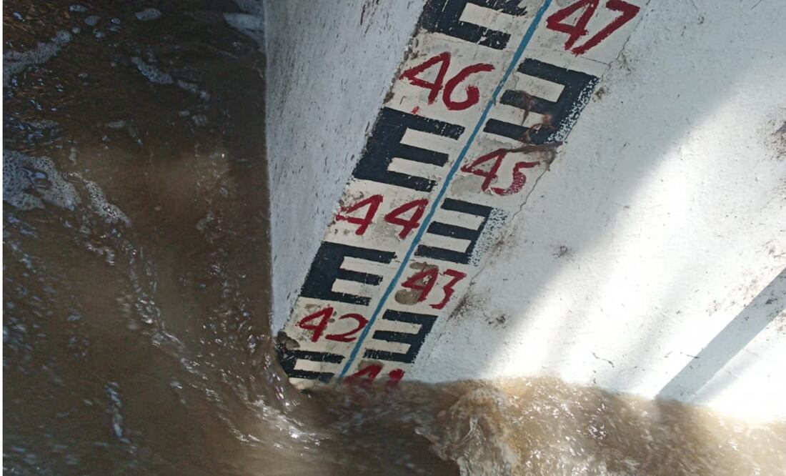 De acuerdo con la Comisión Nacional del Agua (Conagua) en su paso por este municipio el río Tula, que cruza por la zona urbana registró 320 metros cúbicos por segundo I Foto: Especial