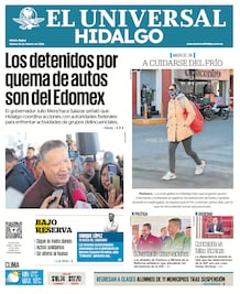 Portada El Universal Hidalgo 24/2/26