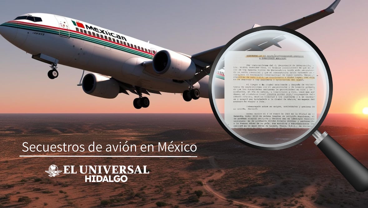 En México, pocos han sido los casos de secuestros de avión registrados históricamente I Foto: Canva IA 