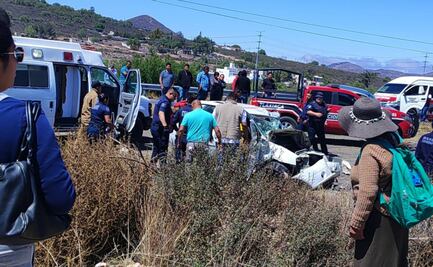 Accidente en la Pachuca-Actopan deja víctimas mortales en San Agustín Tlaxiaca