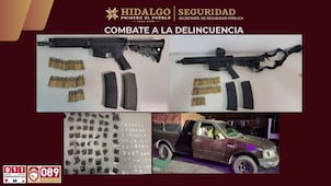 Detienen a dos presuntos generadores de violencia con armas y droga en Zempoala