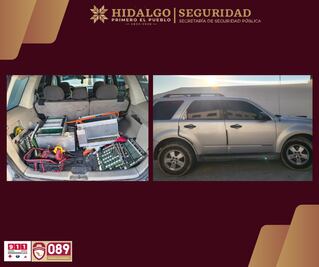 Desarticulan presunta célula dedicada al robo de infraestructura de telecomunicaciones en Atitalaquia