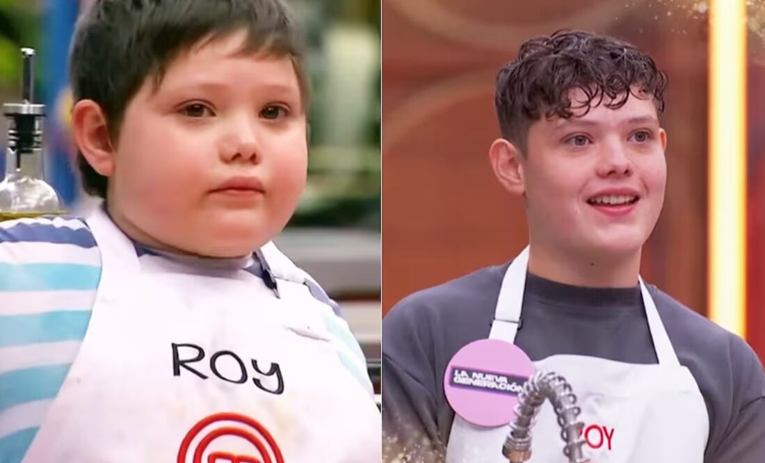 Roy Padilla, exparticipante de "MasterChef Junior". Fotos: YouTube e Instagram