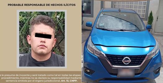 Detienen en Estado de México auto vinculado a delitos graves en Hidalgo