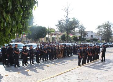 Refuerzan seguridad en Zimapán tras protestas contra sindicato de transportistas