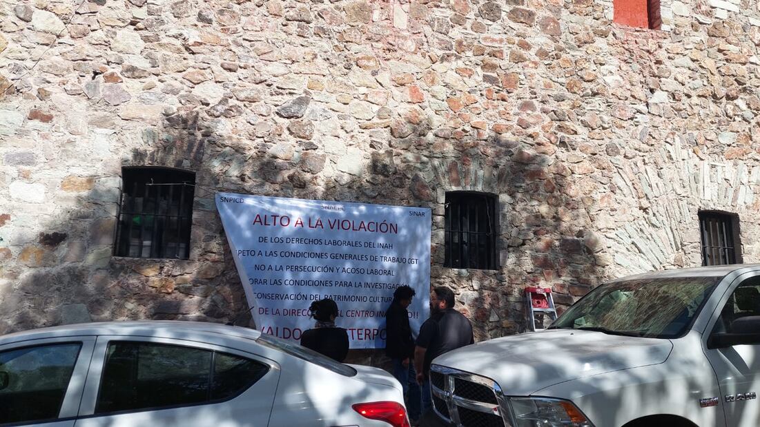 Trabajadores del INAH Hidalgo señalan acoso laboral
Foto: Lorena Rosas