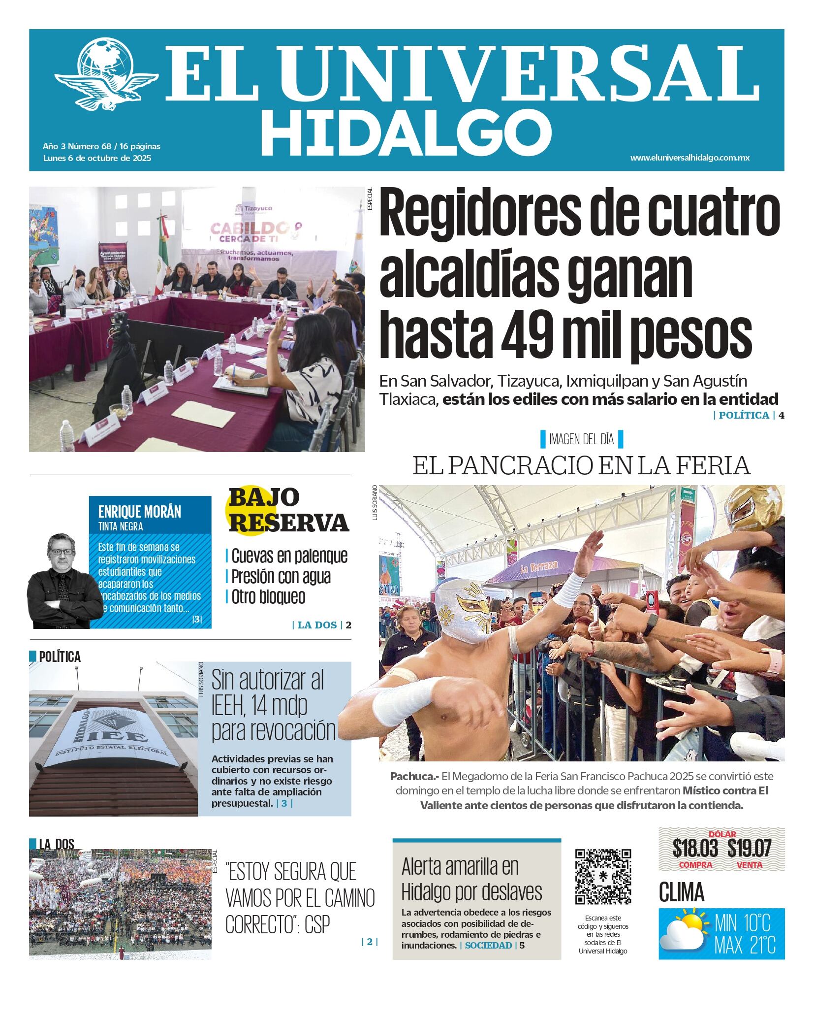 El Universal Hidalgo 06/10/25
