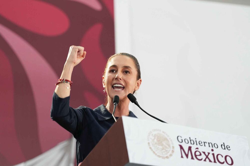 La Presidenta de México, Claudia Sheinbaum Pardo, visitó este domingo Ciudad Victoria, Tamaulipas, como parte de su gira nacional. Domingo 7 de septiembre de 2025. Foto: Agencia EL UNIVERSAL/ESPECIAL Presidencia/RDB.