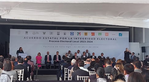 Firman en el IEEH acuerdo estatal por la integridad electoral