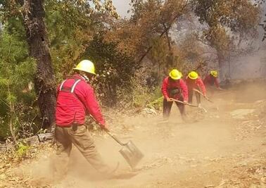Abren brechas corta fuegos en ejidos de Santiago de Anaya 