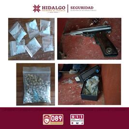 Detenciones y desmantelamiento de puntos de narcomenudeo en Zempoala y Santiago Tulantepec