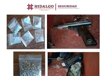 Detenciones y desmantelamiento de puntos de narcomenudeo en Zempoala y Santiago Tulantepec