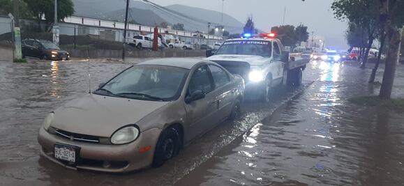Lluvias en Pachuca dejan solo anegamientos; destacan trabajos preventivos