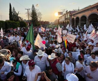 Aspirantes a presidencias municipales inician campaña en el Mezquital