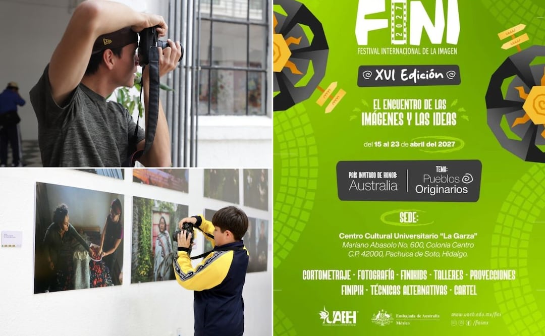 ¡Participa en el Concurso Internacional de la Imagen del FINI 2027! Cortesía: UAEH