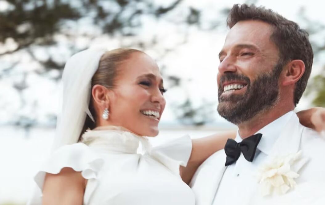 Jennifer Lopez y Ben Affleck se casaron en julio y agosto del año pasado. Foto: Instagram
