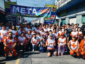 Conmemoran 85 aniversario de la Cruz Roja Tulancingo con carrera de 5 kilómetros
