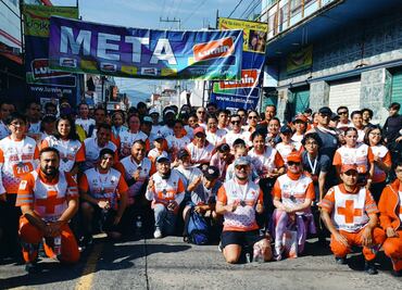Conmemoran 85 aniversario de la Cruz Roja Tulancingo con carrera de 5 kilómetros