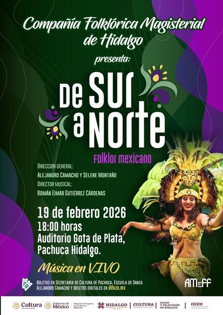 “De Sur a Norte”, un viaje dancístico por México llega al Auditorio Gota de Plata | Cortesía: OEEH