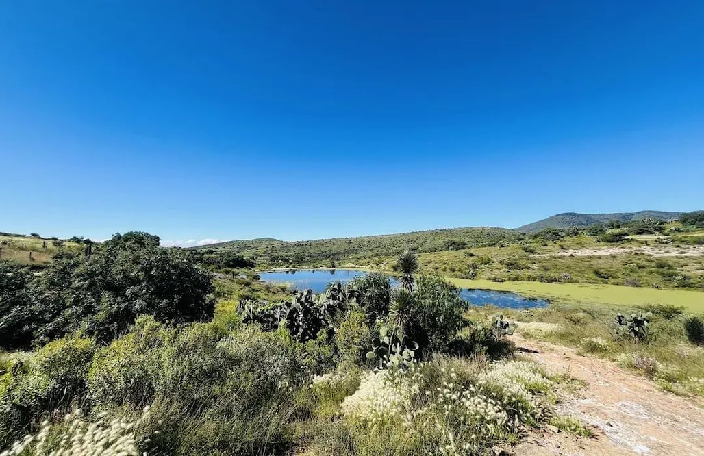 La barranca de La Colmena en Zapotlán fue elegida como locación para una marca de ropa deportiva I Foto: Especial