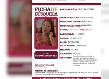 Fiscalías de tres estados investigan desaparición y hallazgo sin vida de Jimena