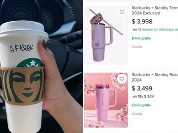 Revenden vaso rosa de Starbucks por casi 4 mil pesos