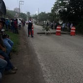 Bloquean carretera Huejutla–Tamazunchale por falta de pago a ejidatarios