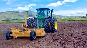Avances de tecnificación del campo solo registra 70 hectáreas niveladas 