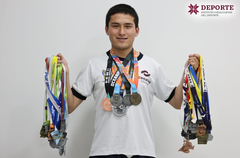 Hidalguense de 16 años se coloca entre los mejores nadadores juveniles del mundo