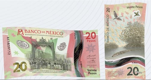 ¿Cuándo saldrá de circulación el billete de 20 pesos y por qué?