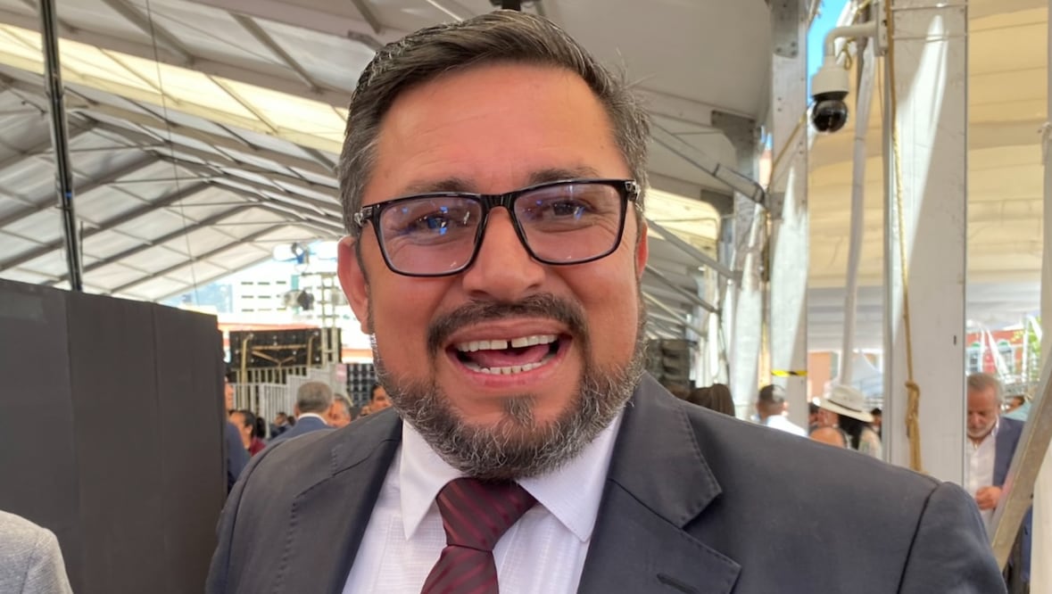 Marco Antonio Rico, presidente del Comité Ejecutivo Estatal morenista Foto Luis Soriano