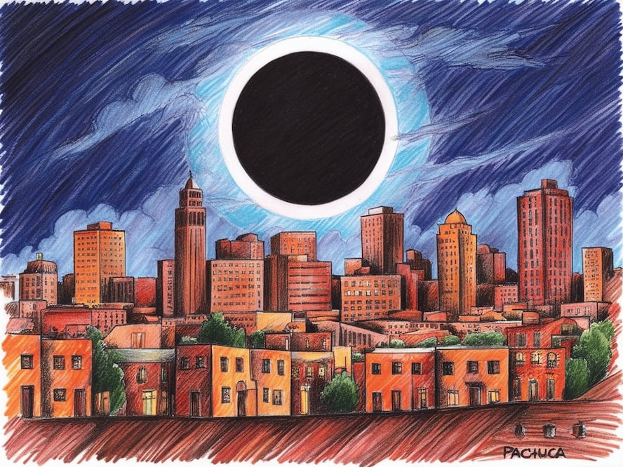 Eclipse lunar I Foto: IA