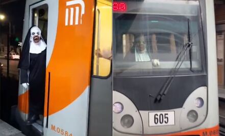 "La Monja" pasa de bailar en la feria a operadora del Metro