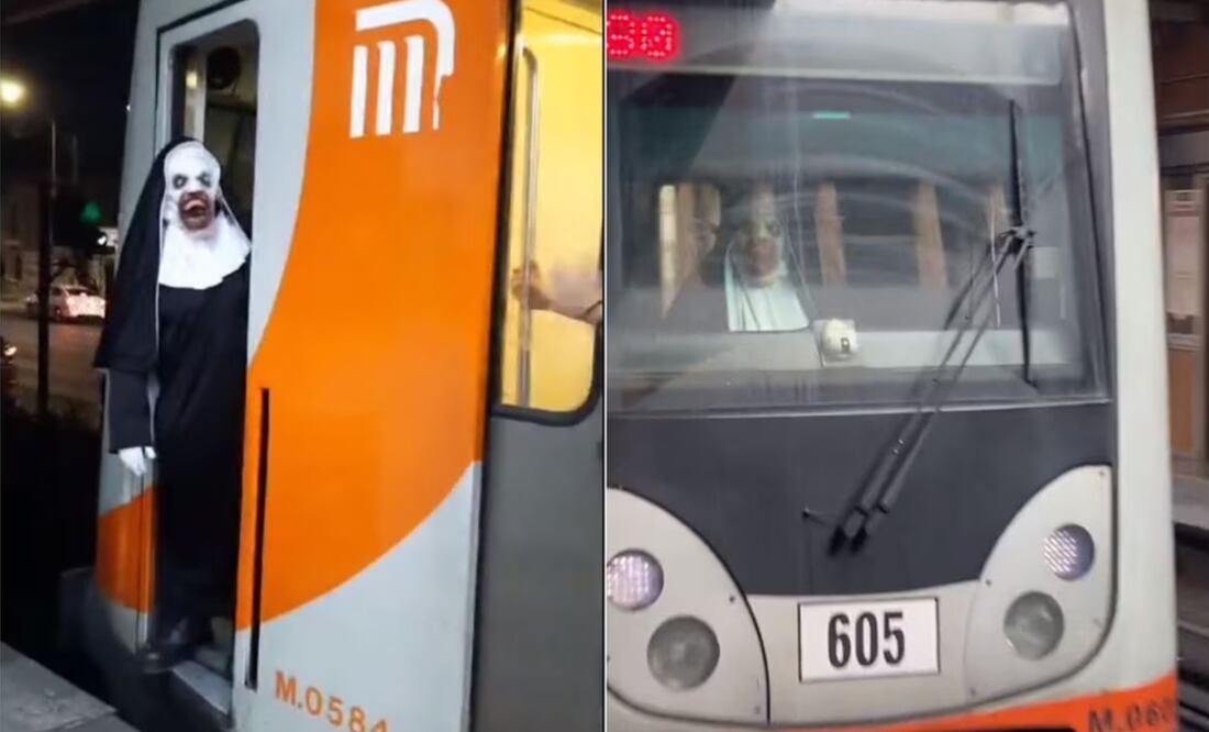 Baila cada que llega a una estación | Capturas de video