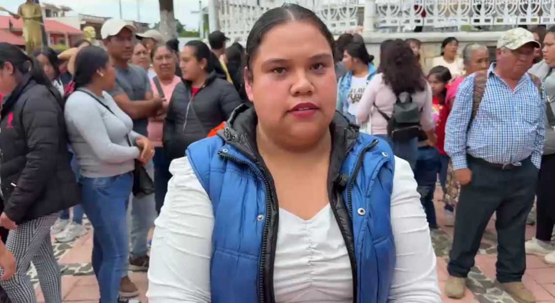Maribel Sánchez, pobladora de Chapula, relata la tragedia que causó en su familia la inundación del 2025. Foto: Especial