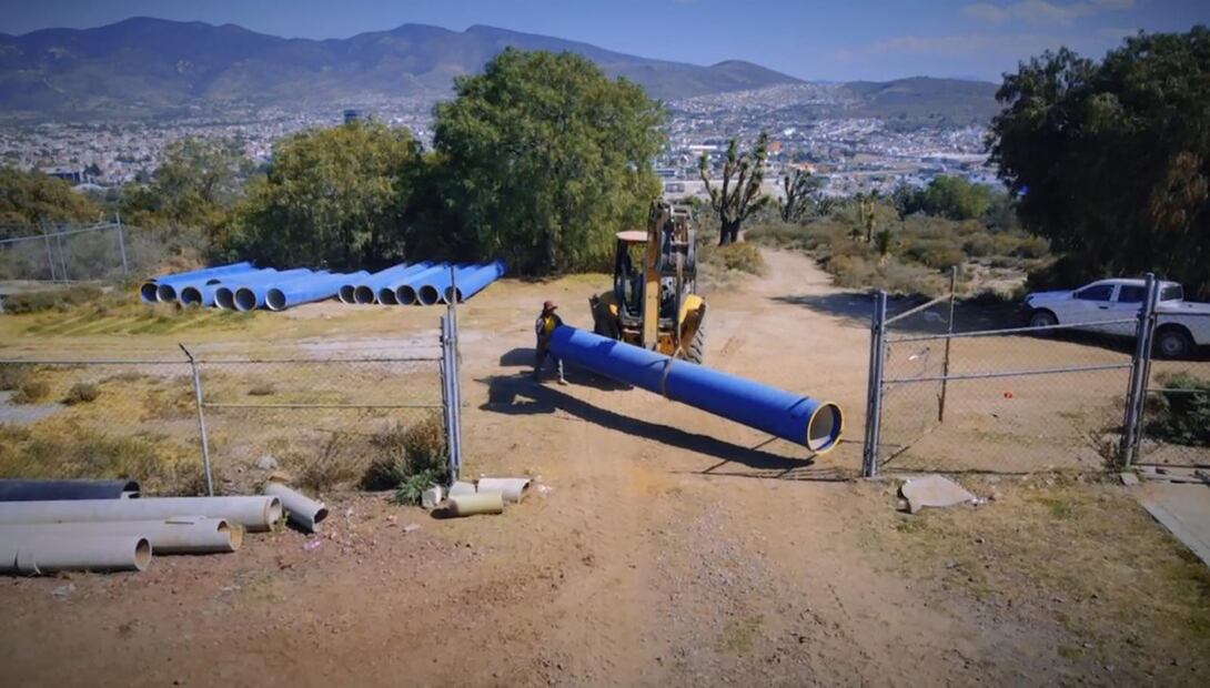 Continuán las labores para modernizar las tuberías Foto: Gobierno de Hidalgo