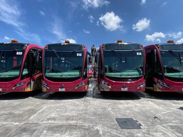Inicia renovación del Tuzobús con 80 nuevas unidades y una inversión de 925 millones de pesos
