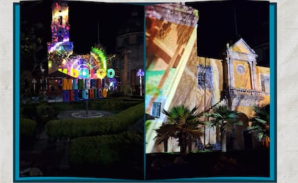 Videomapping ilumina la historia de Mineral del Chico, nuevo atractivo turístico en Hidalgo