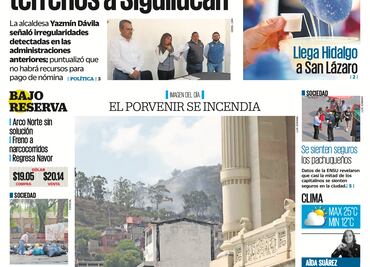 Portada El Universal Hidalgo 230425
