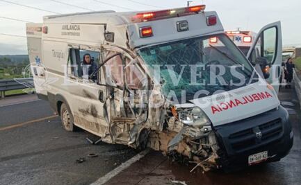 Choque entre dos unidades deja al menos dos personas lesionadas, sobre la carretera México - Tuxpan