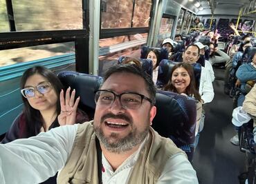 Hidalguenses acuden al Zócalo para la Asamblea Informativa de Claudia Sheinbaum