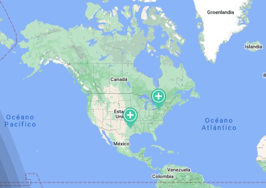 Mapa: Aurorasaurus