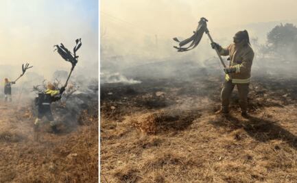 Controlan cinco incendios registrados en Tepeji del Río