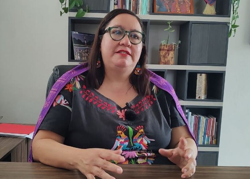 Tania Meza, secretaria de Cultura de Hidalgo.  Foto: Marco Carrillo