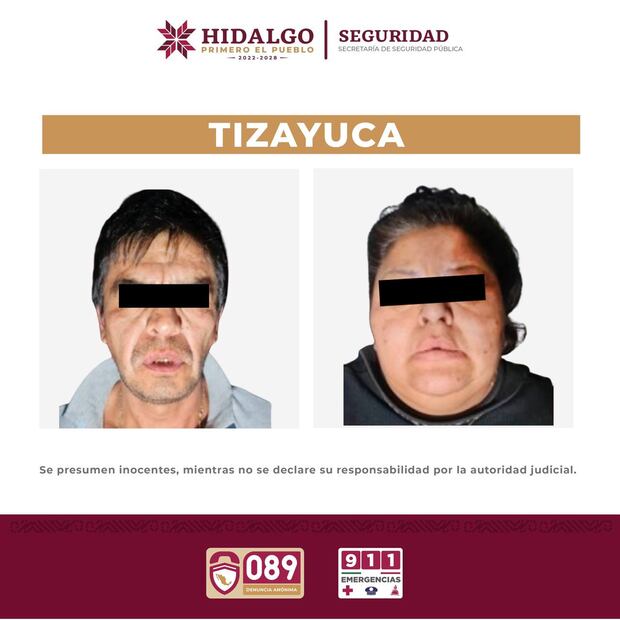 Detienen a presuntos narcomenudistas en Tizayuca | Fotos: SSPH