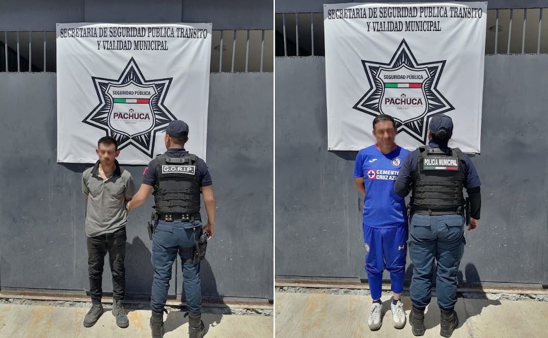 Motocicleta robada y un intento de soborno terminaron en detención en Pachuca | Fotos: SSPTyV