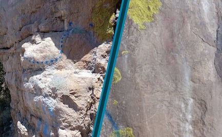 Huapalcalco enfrenta daño por grafiti; INAH solo podrá restaurar 20%