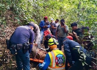 Localizan a adulto mayor desaparecido en zona boscosa de Chapulhuacán